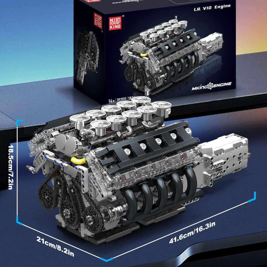 Mould King - 10250 - LFA V10 Engine Model - 1834 Pieces