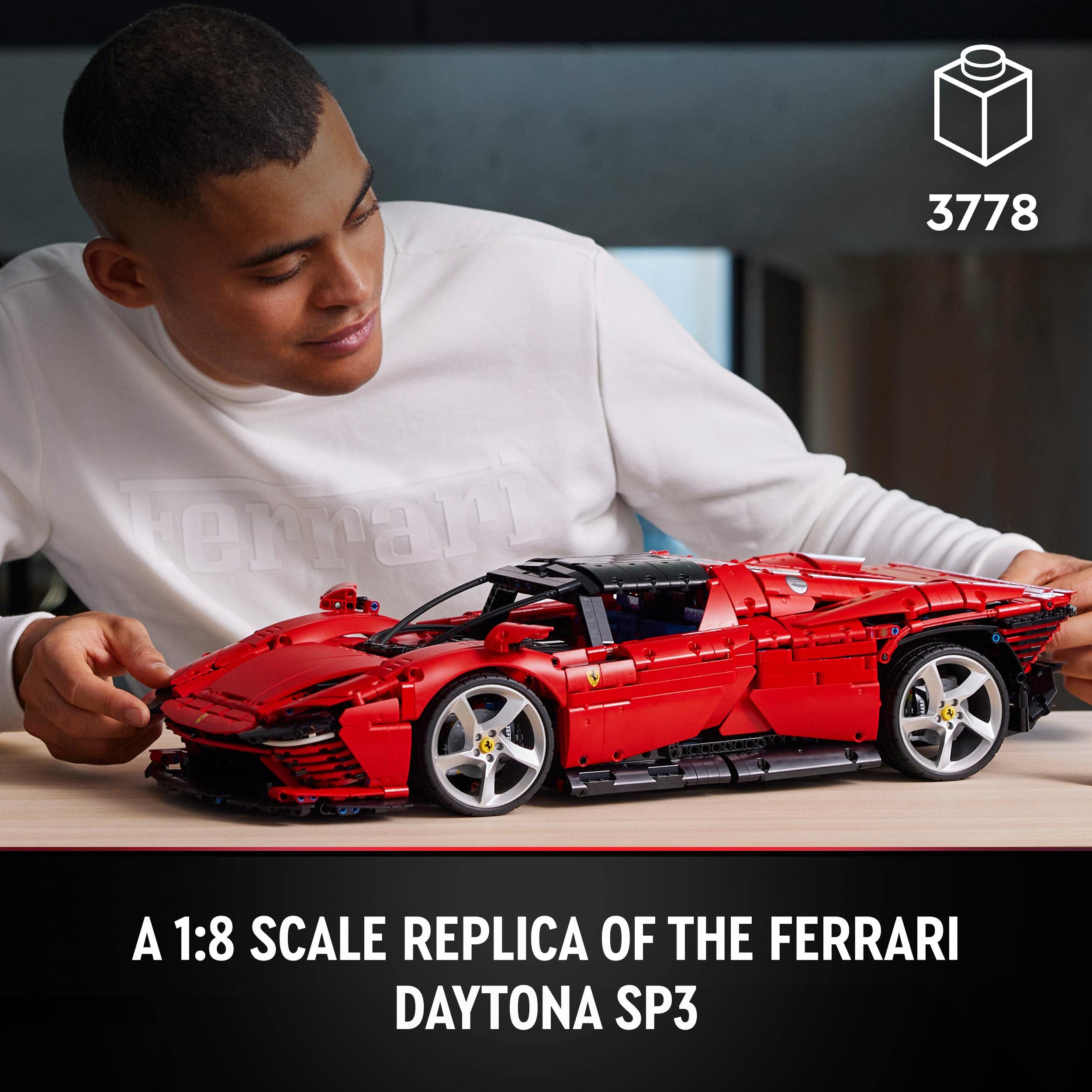 Compatible - Technic - 42143 - Ferrari Daytona SP3 - 3778 Pieces (Group Order Discount Not Applicable)