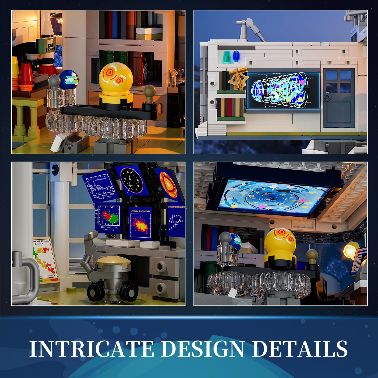 Lumibricks - L9091 - Alpine Observatory - 2437 Pieces