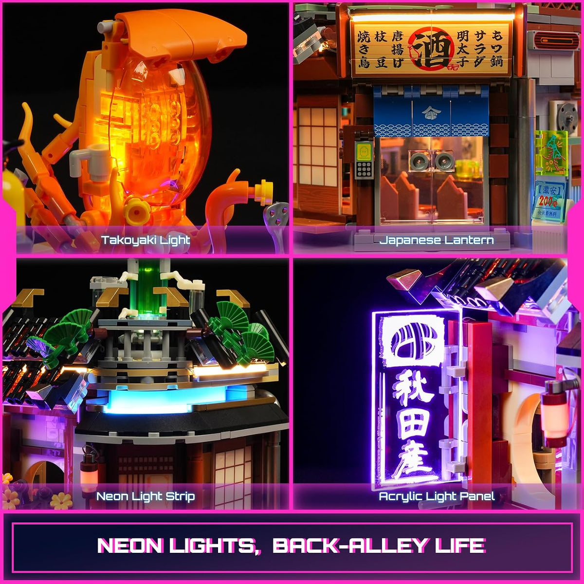 Funwhole/Lumibricks - F9073 - Cyberpunk Series - Izakaya - 1987 Pieces