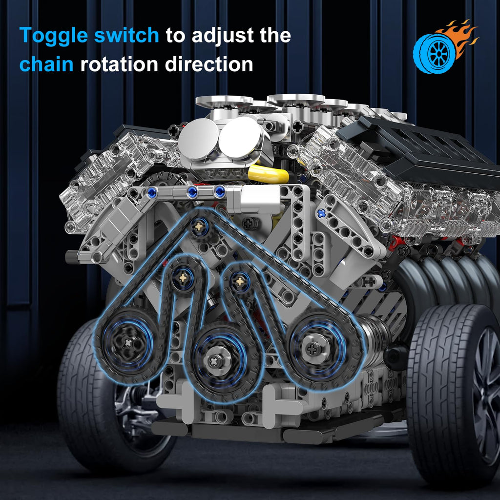 Mould King - 10250 - LFA V10 Engine Model - 1834 Pieces