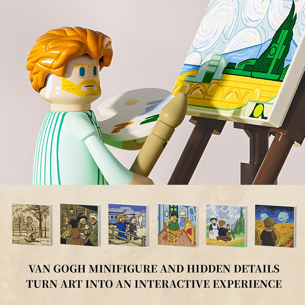 Lumibricks - 21001 - Wheat Field with Cypresses - 1886 Pieces