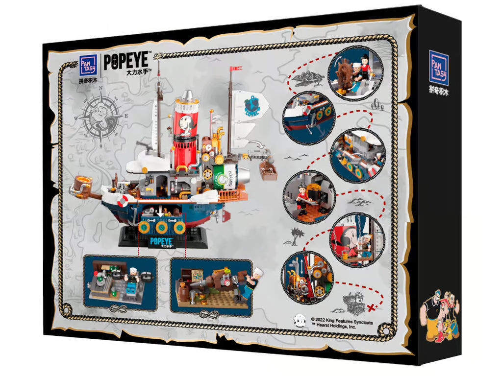 Pantasy - 86402 - Popeye's Steamship - 2501 Pieces