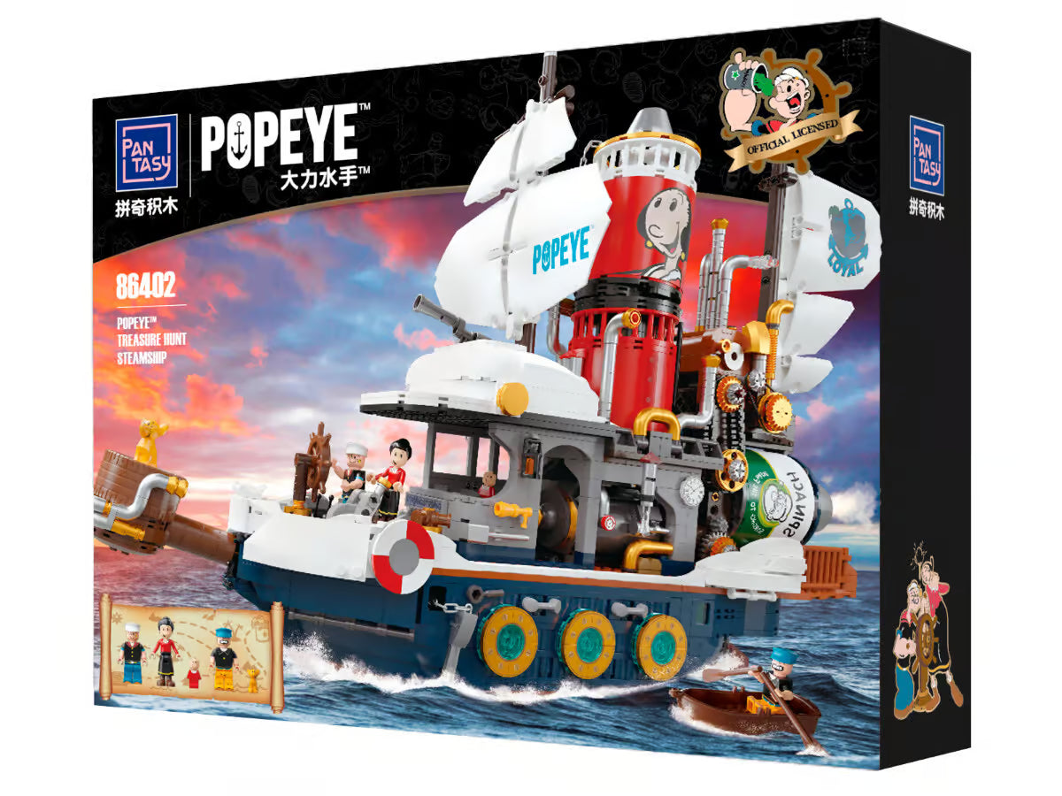 Pantasy - 86402 - Popeye's Steamship - 2501 Pieces