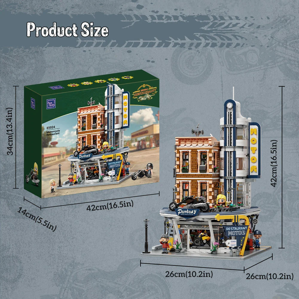 Pantasy - 85024 - Motorcycle Restaurant - 3000 Pieces