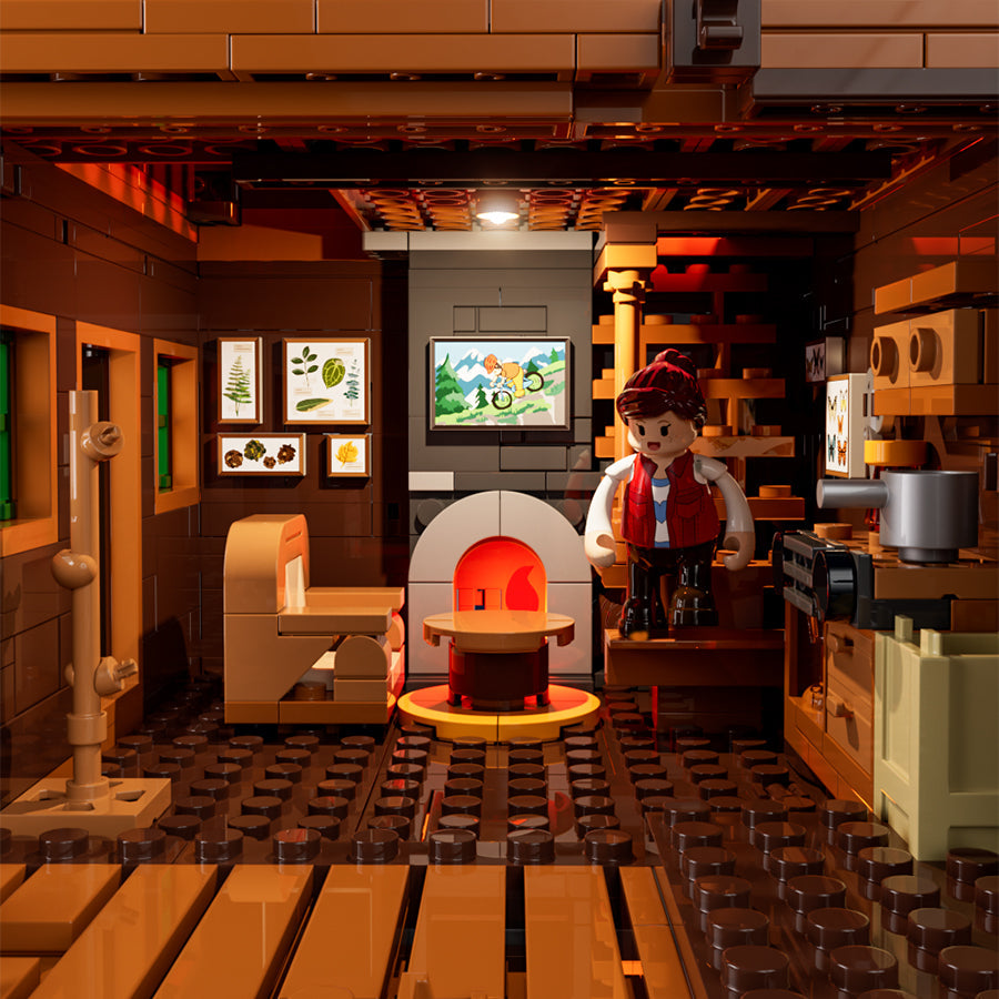 Funwhole/Lumibricks - F9035 - Mountain Cabin - 2255 Pieces