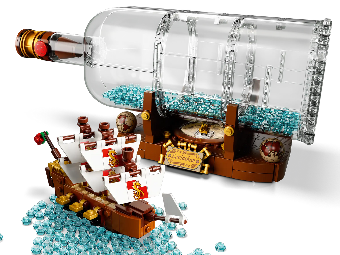 Compatible Ship In A Bottle