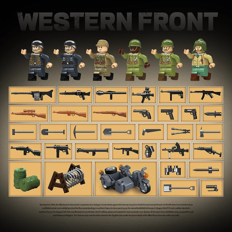 Quan Guan - 100280 - Western Battle Front - 1145 Pieces