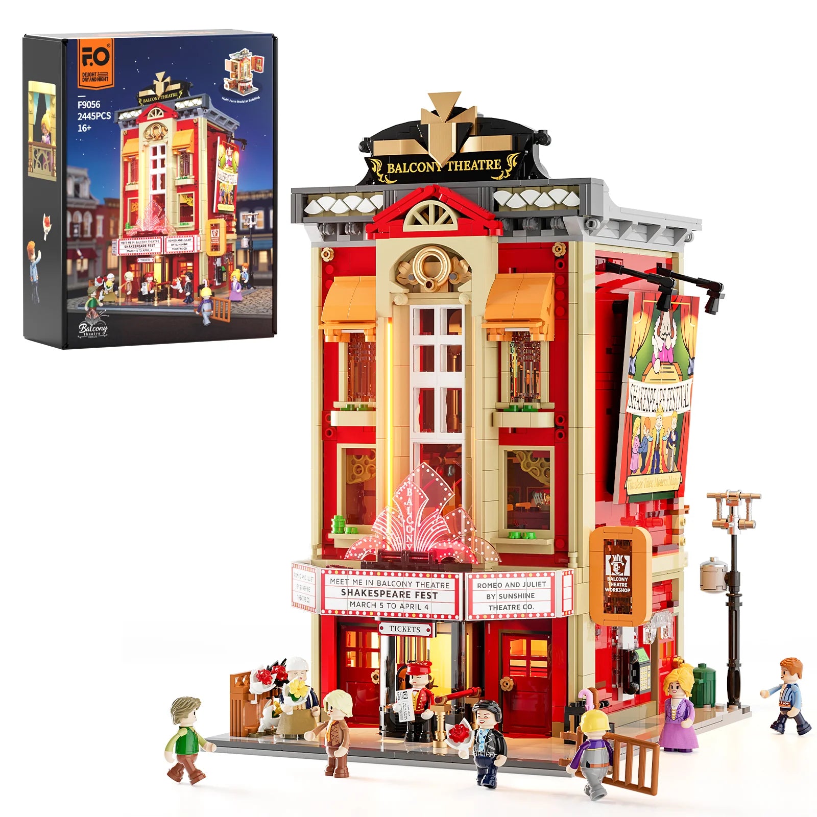 Funwhole/Lumibricks - F9056 - Balcony Theater - 2445 Pieces