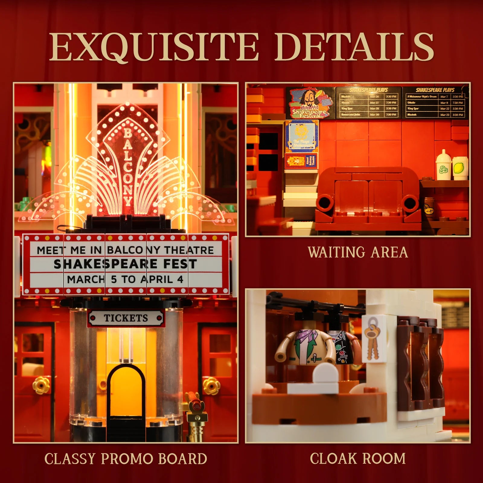 Funwhole/Lumibricks - F9056 - Balcony Theater - 2445 Pieces