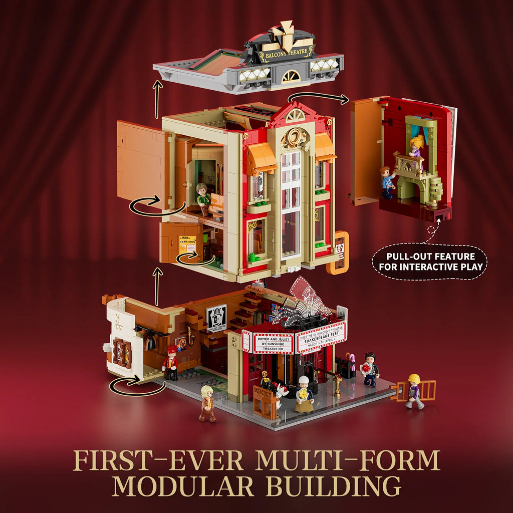 Funwhole/Lumibricks - F9056 - Balcony Theater - 2445 Pieces