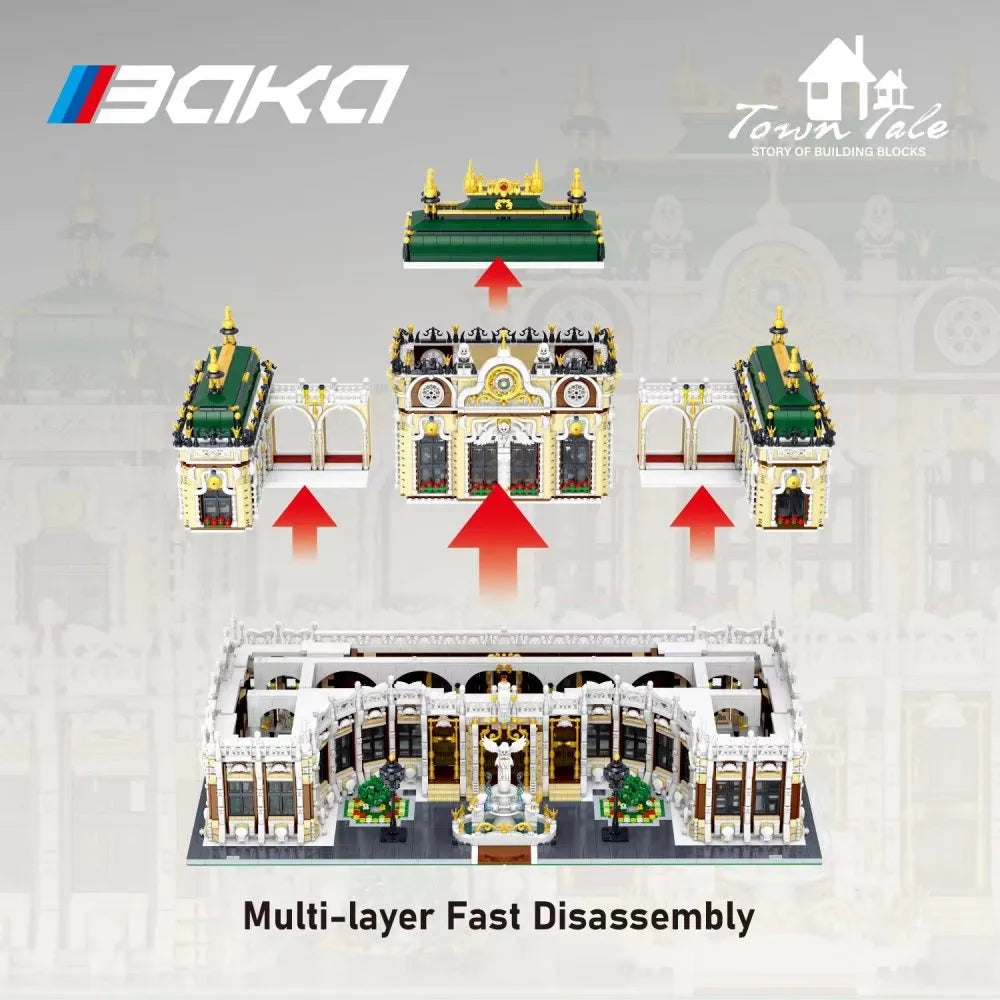 BAKA - 33221 - Luxurious Grand Palace - 11930 Pieces