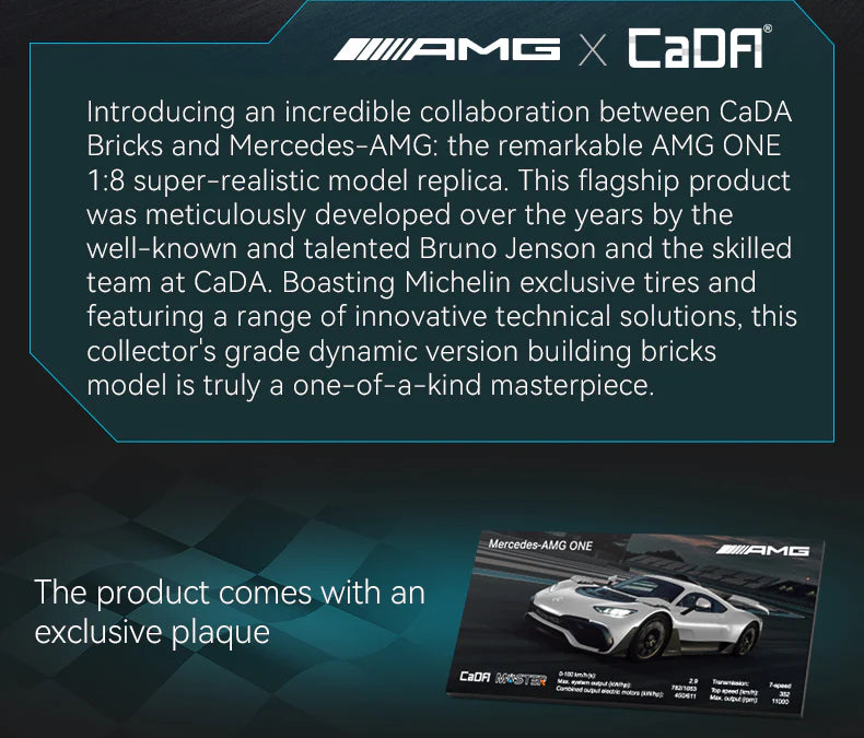 CADA - C61503 - Master Series - AMG One - 3295 Pieces (Group Order Discount Not Applicable)