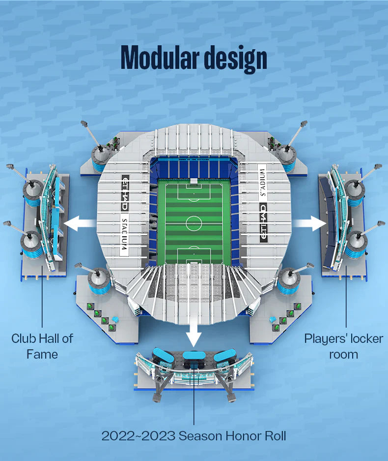 CaDA - C66022 - Manchester City - Etihad Stadium - 4473 Pieces