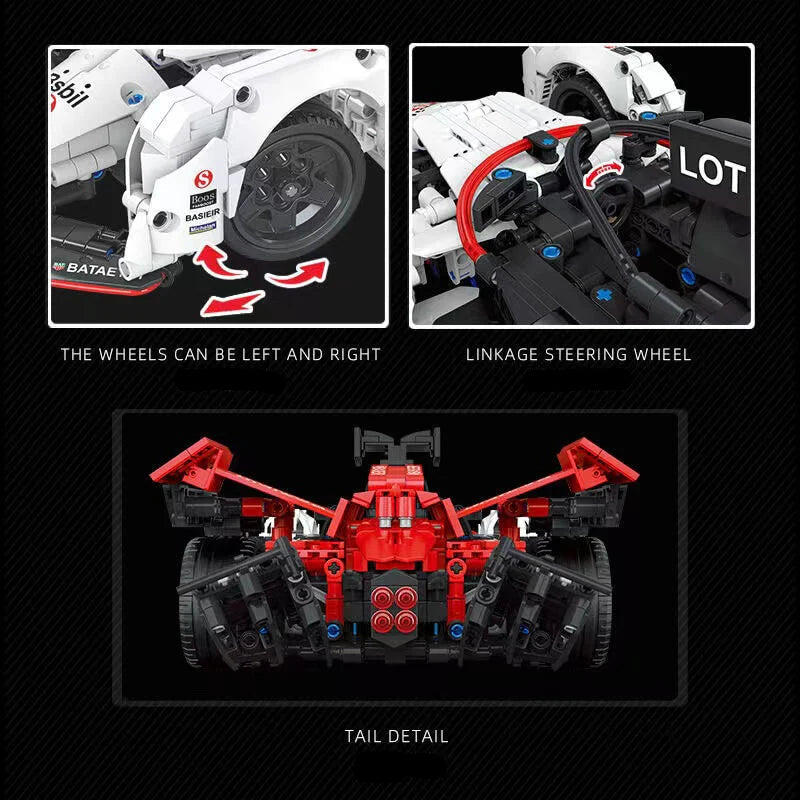 CACO - C018 - Formula E - Porsche 99X Electric - 1626 Pieces