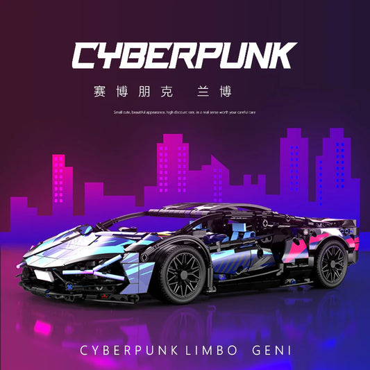 Cyberpunk Lamborghini Sian FKP - 1:14 - 1314 Pieces