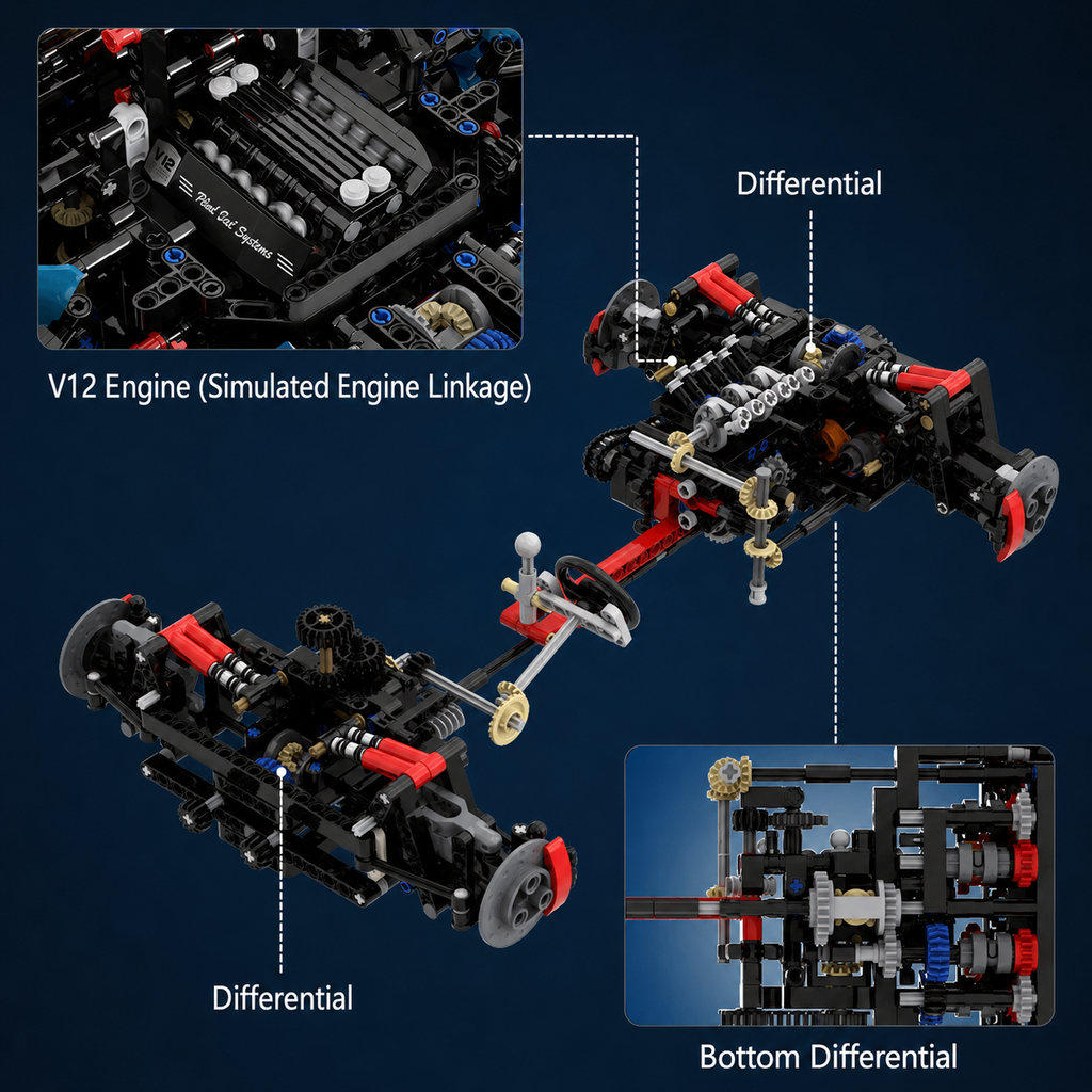CaDA - C61041 - Master Series - Lamborghini Centenario - 3842 Pieces