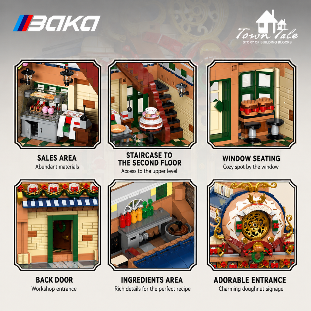 BAKA - BK33202 - Donut Dessert Workshop - 2657 Pieces