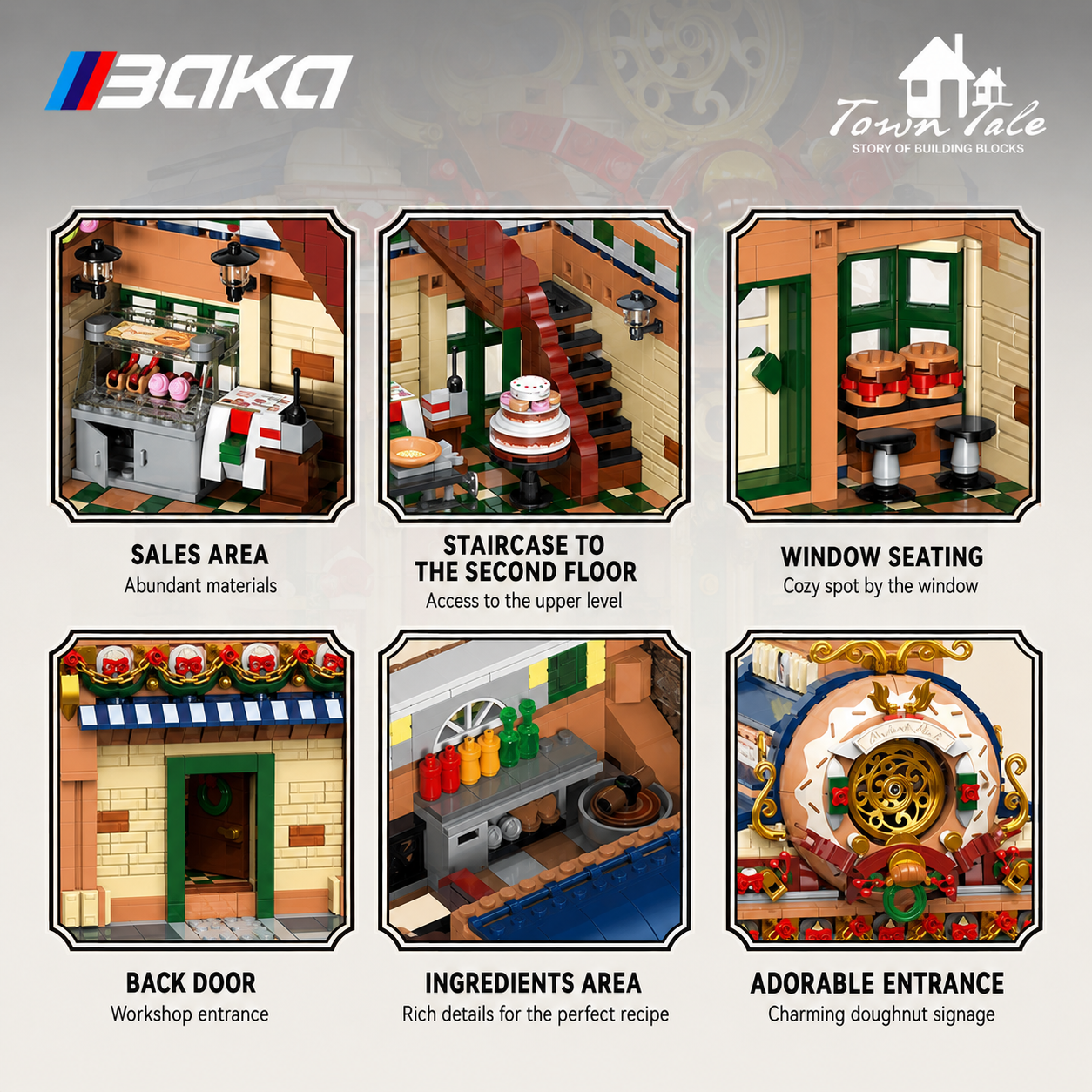 BAKA - BK33202 - Donut Dessert Workshop - 2657 Pieces