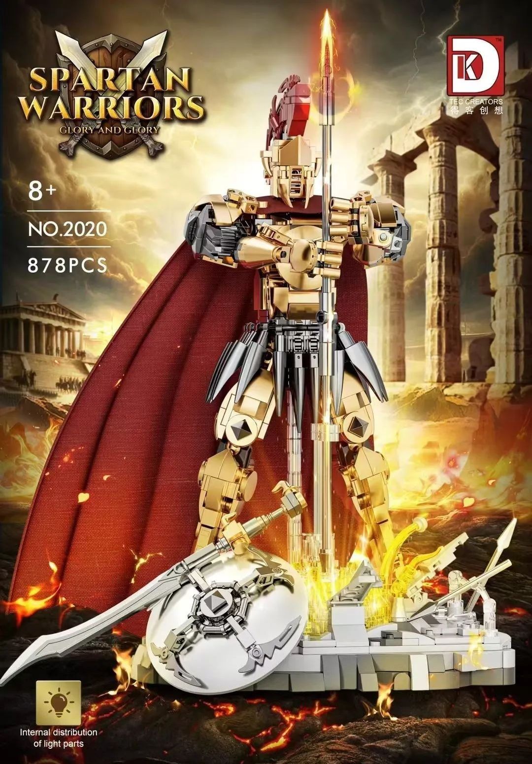 DK - 2020 - Spartan Warrior - 878 Pieces