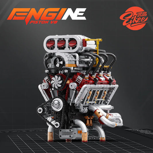 Eikee - Y15001 - V8 Engine - 2347 Pieces - Dynamic Version Only