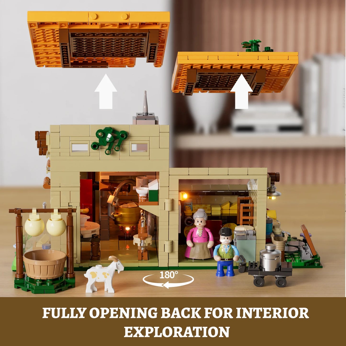 Funwhole/Lumibricks - Farmstead Cheese House - 867 Pieces