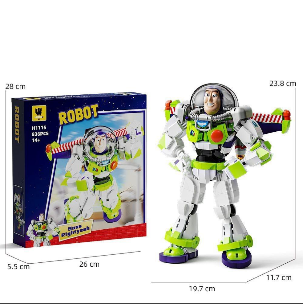 Leimao- Buzz Light Year - 836 Pieces