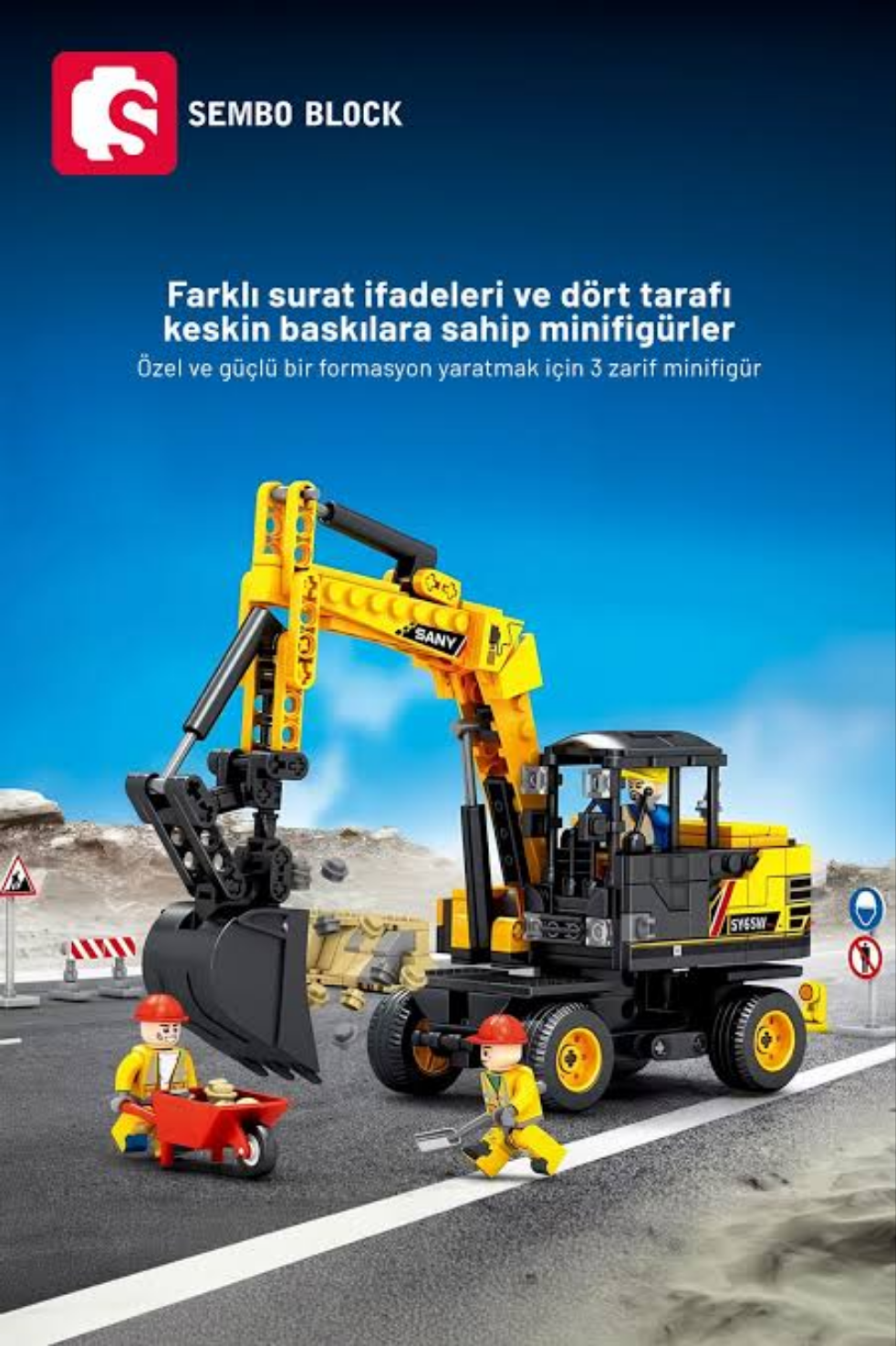 Sembo - 712018 - Excavator - 453 Pieces