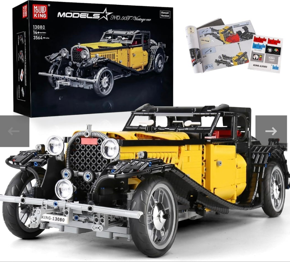 Mould King - 13080 - Bugatti T50 - 3654 Pieces
