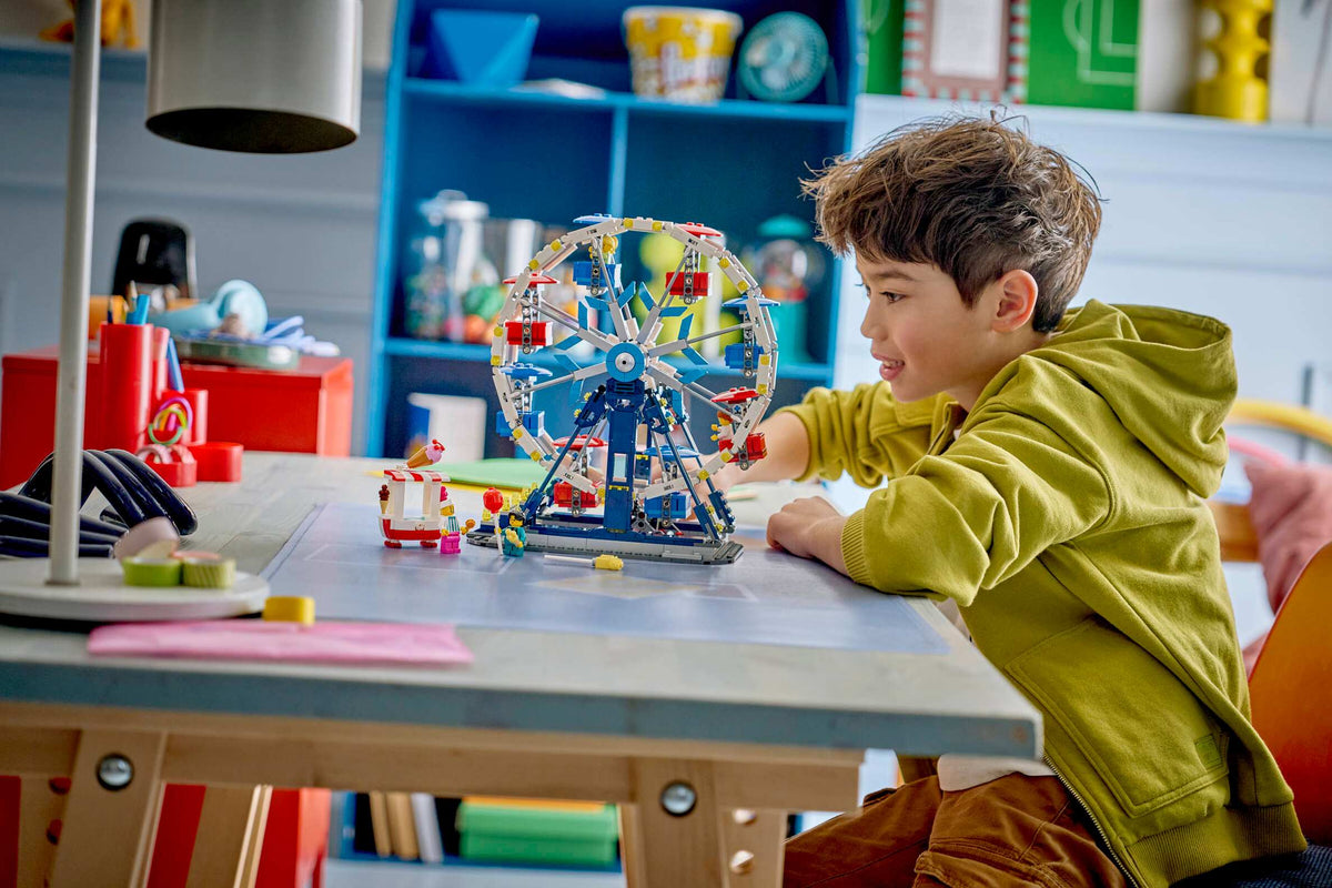 Compatible - IDEAS / Creator 3-in-1 - 31389 - Iconic Ferris Wheel - 916 Pieces