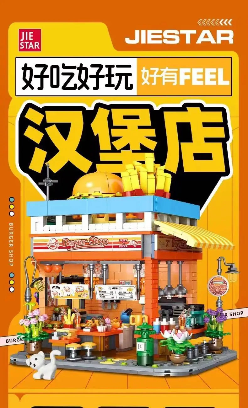 Jiestar - JJ9082 - Burger Shop - 1782 Pieces