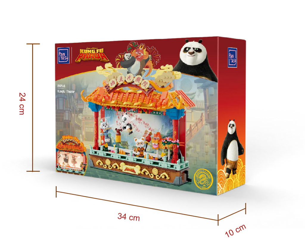 Pantasy - 86514 - Kung Fu Panda Diorama - 944 Pieces