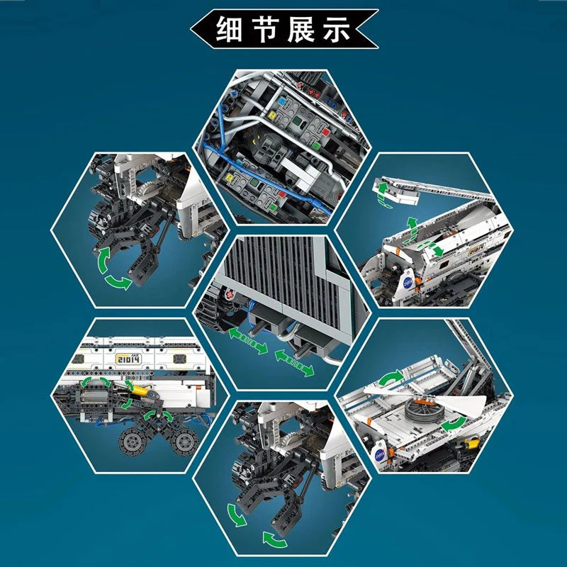 Mould King - 21014 - The Mars Explorer - 1608 Pieces - Dynamic Version