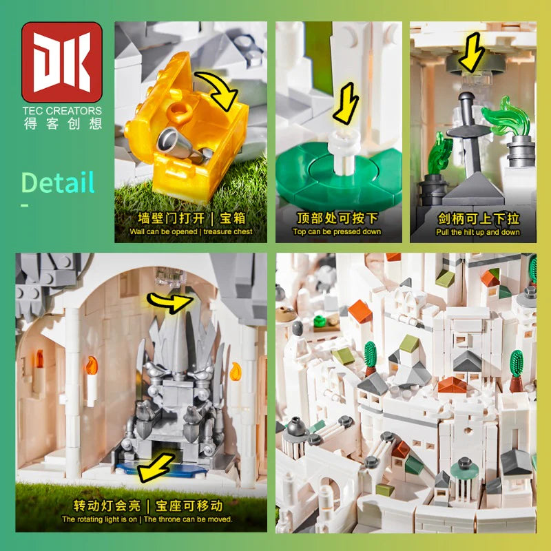 DK - The Lord of the Rings -  Minas Tirith - 2318 Pieces