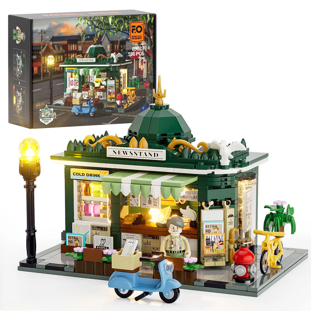 Funwhole/Lumibricks - F9023 - News Stand - 556 Pieces