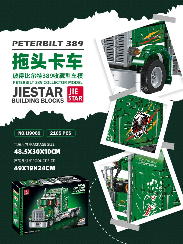 Jiestar - Peterbilt 389 Truck - 2105 Pieces