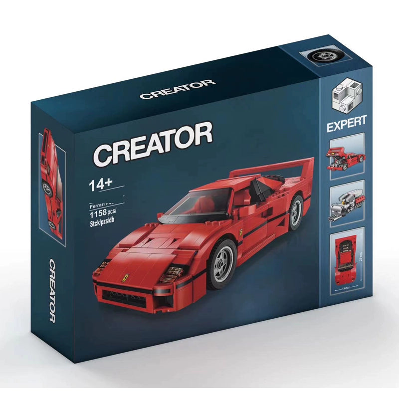 Compatible - Icons - 10248 - Ferrari F40 - 1158 Pieces (Group Order Discount Not Applicable)