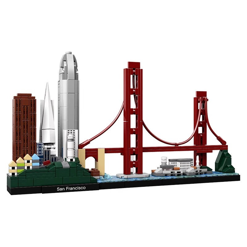 Compatible - Architecture - 21043 - San Francisco Skyline - 565 Pieces