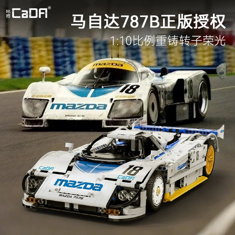 CaDA - C63007W - Mazda 787B - 1:10 Scale - 1797 Pieces