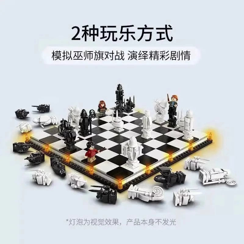 Compatible - Hogwarts Wizard Chess - Harry Potter - Collectors Edition - 876 Pieces