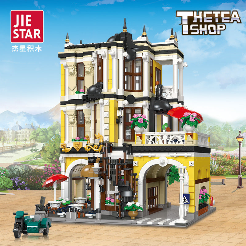 Jiestar - 89124 - Tea Shop - 2985 Pieces