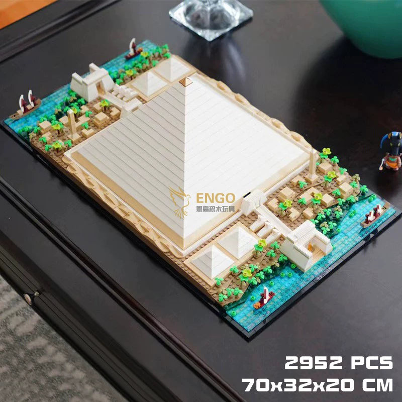 Compatible - Architecture - 21058 - Pyramid of Giza - 1476 Pieces