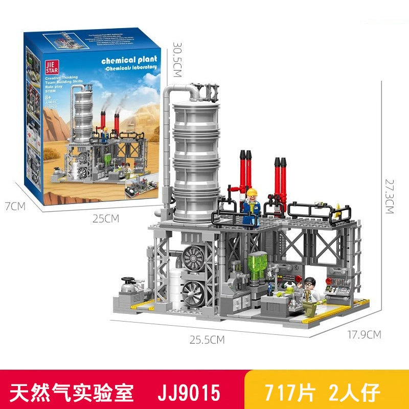 Jiestar - JJ9014-JJ9016 - Chemical Plant - Reserve Center, Laboratory, Transportation Station - 2142 Pieces
