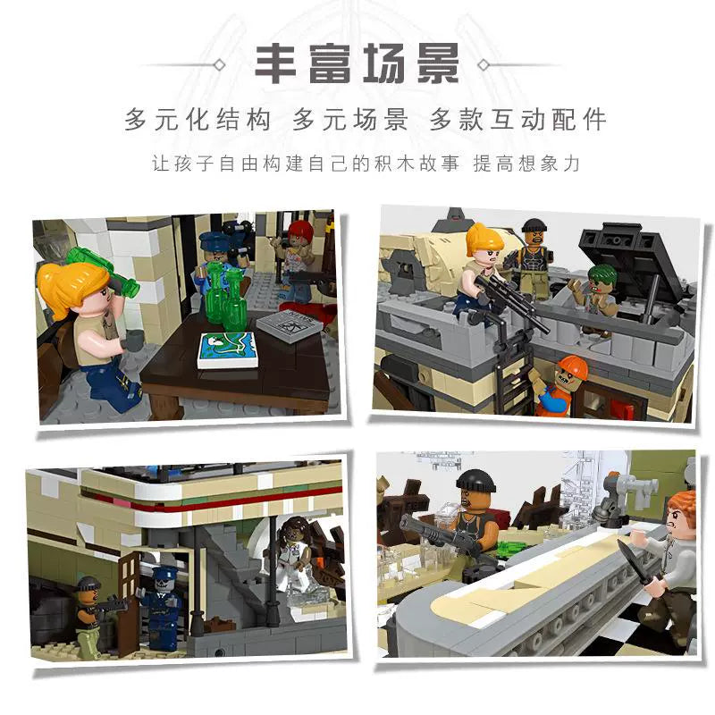 Jiexing 89101 Doomsday Restaurant Zombie Theme Children's To