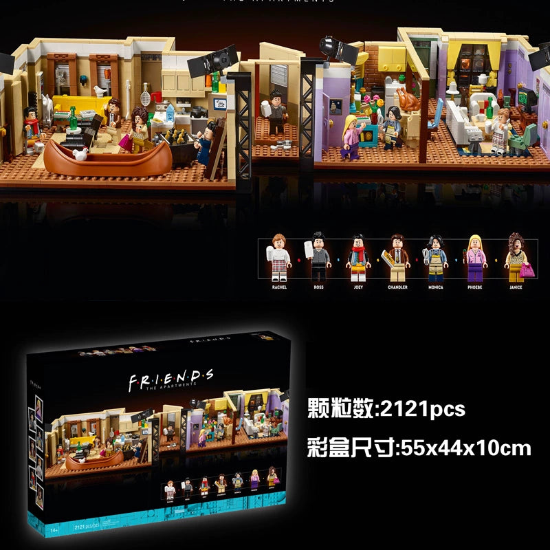 Comptabile - Friends Monica And Rachel's Apartment - 10292 - 2048 Pieces