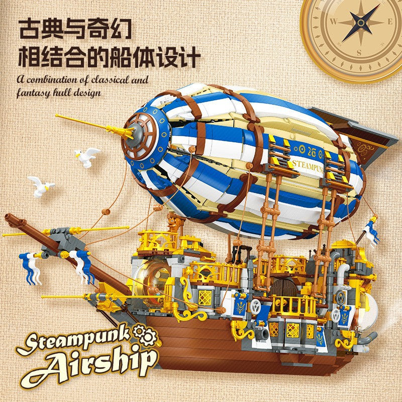 Jiestar - JJ9126 - Steampunk Airship - 3272 Pieces