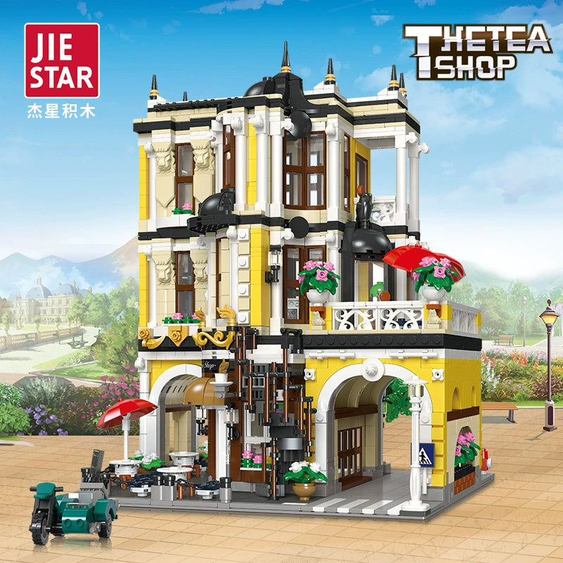 Jiestar - 89124 - Tea Shop - 2985 Pieces