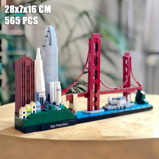 Compatible San Francisco Skyline - Architecture - 565 Pieces