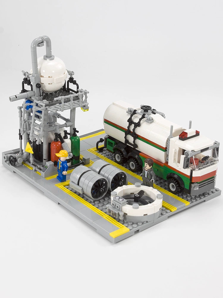 Jiestar - JJ9014-JJ9016 - Chemical Plant - Reserve Center, Laboratory, Transportation Station - 2142 Pieces