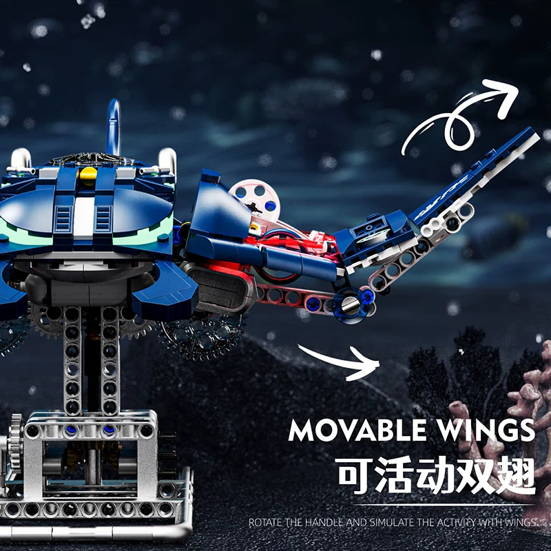 MJI - 13057 - Mechanical Manta Ray - 966 Pieces